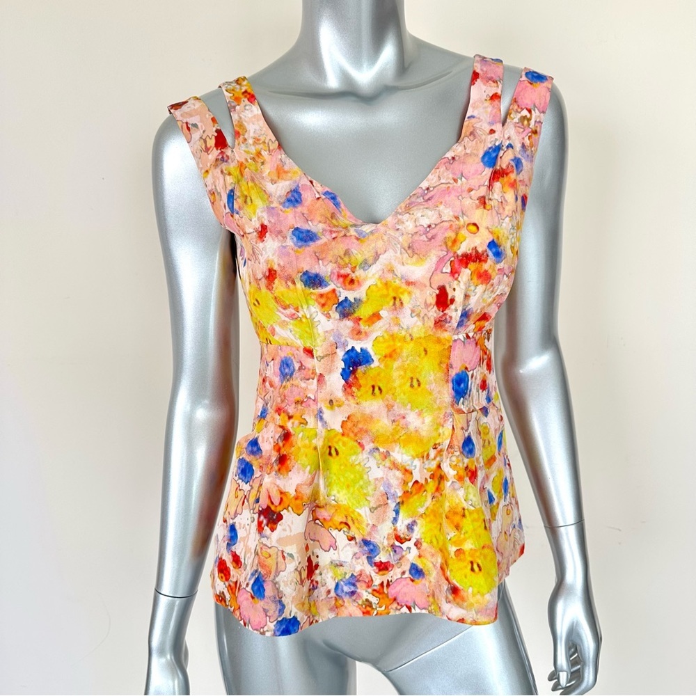 CLUNY women silk top size S
